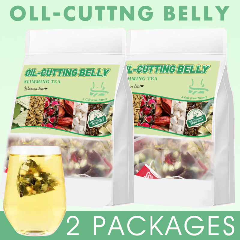 2 bags of 24 small bags of fat fat fat slimming tea, natural herbal slimming tea, burning fat detoxification tea bag, slimming and abdominal control tea, selected high-quality ingredients