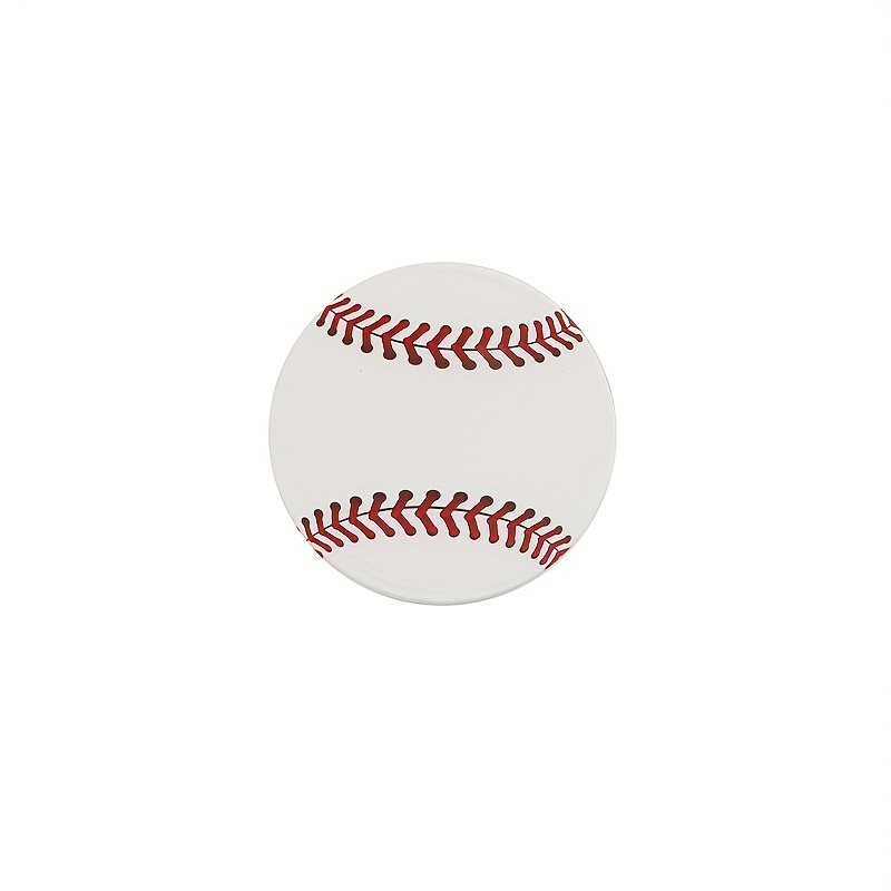 棒球足球杯垫组-防滑陶瓷软木底杯托，球队标志吧台装饰，复活节乔迁礼物吸水厨房家居配件，体育迷专属)