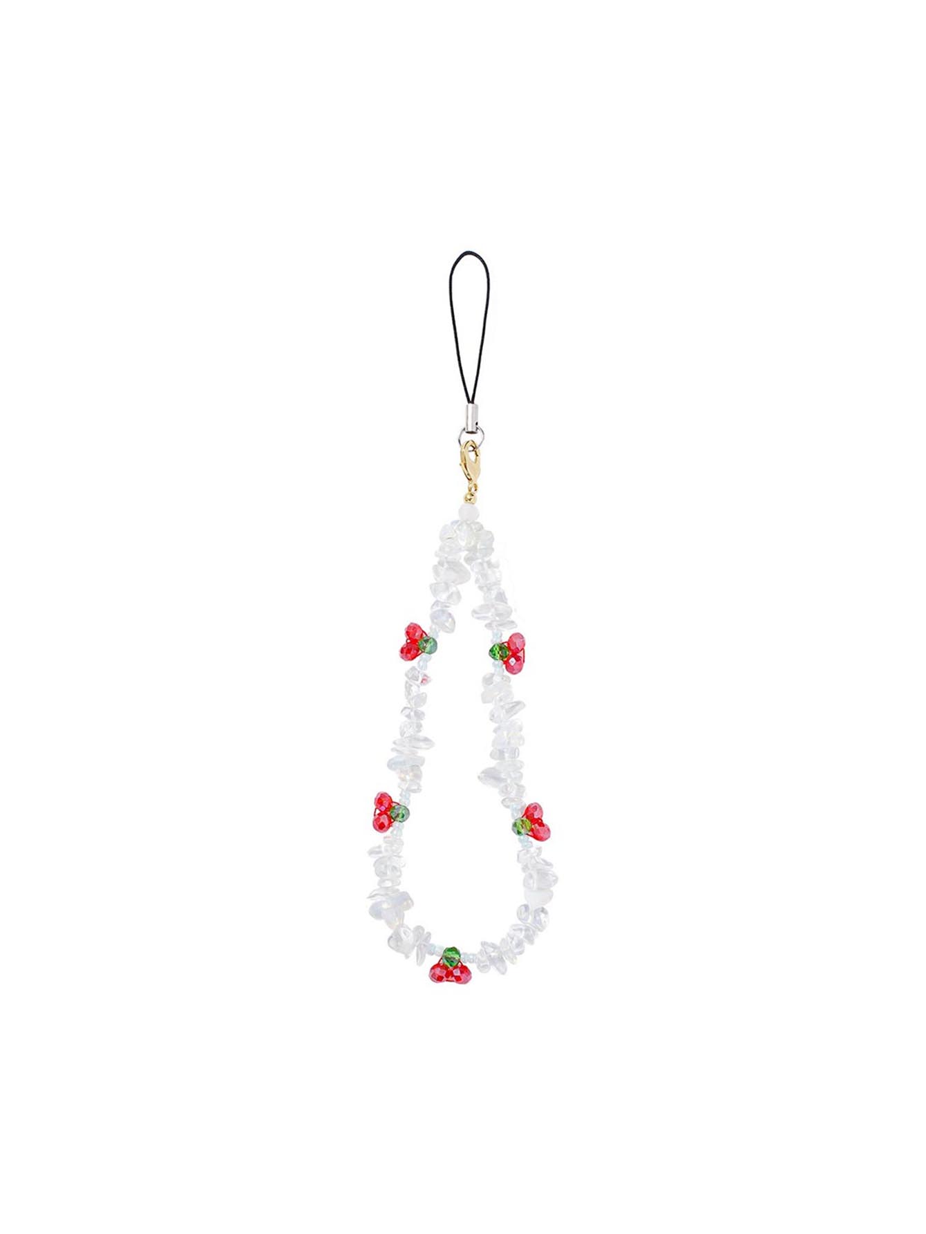 Cherry Macadam mobile phone chain for girls fresh niche design hanging ornaments all-match key accessories for wearing & digital devices