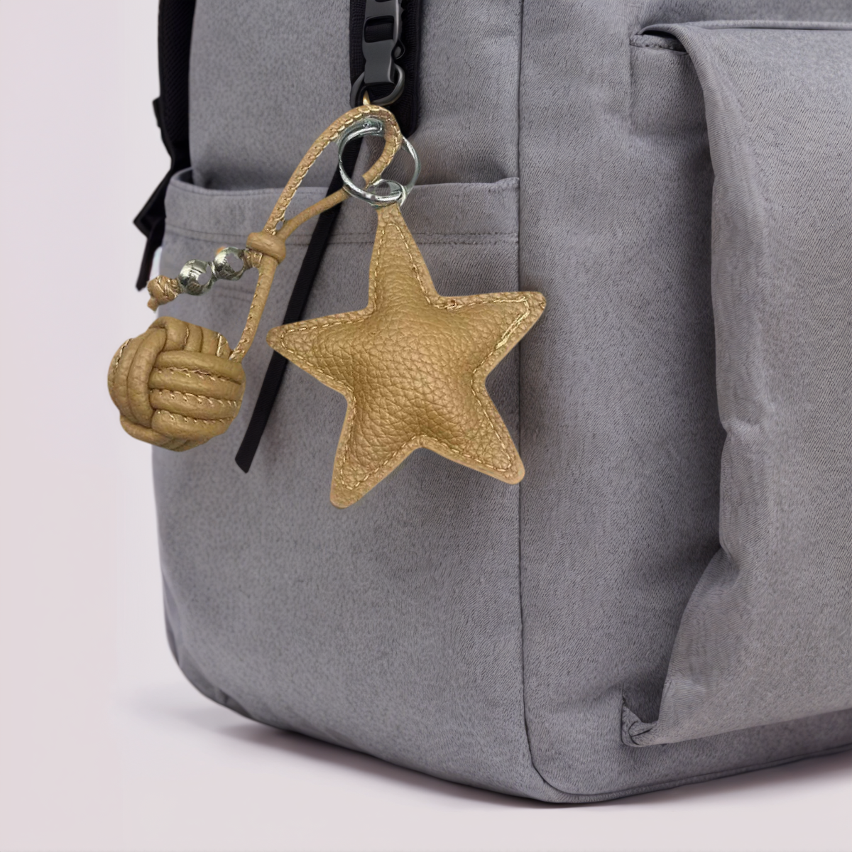 星星绳结钥匙扣 个性双元素设计 简约高级包挂 / 钥匙双用 小众百搭配饰送礼佳选