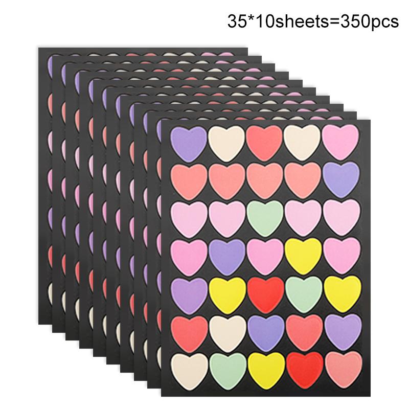 210pcs/230pcs/350pcs/360pcs/400pcs/600pcs多规格童趣多图案贴纸包 适用于亲子手工  手账美化  儿童奖励 数字星星 + 汽车食物 + 爱心造型 激发创意又添童趣