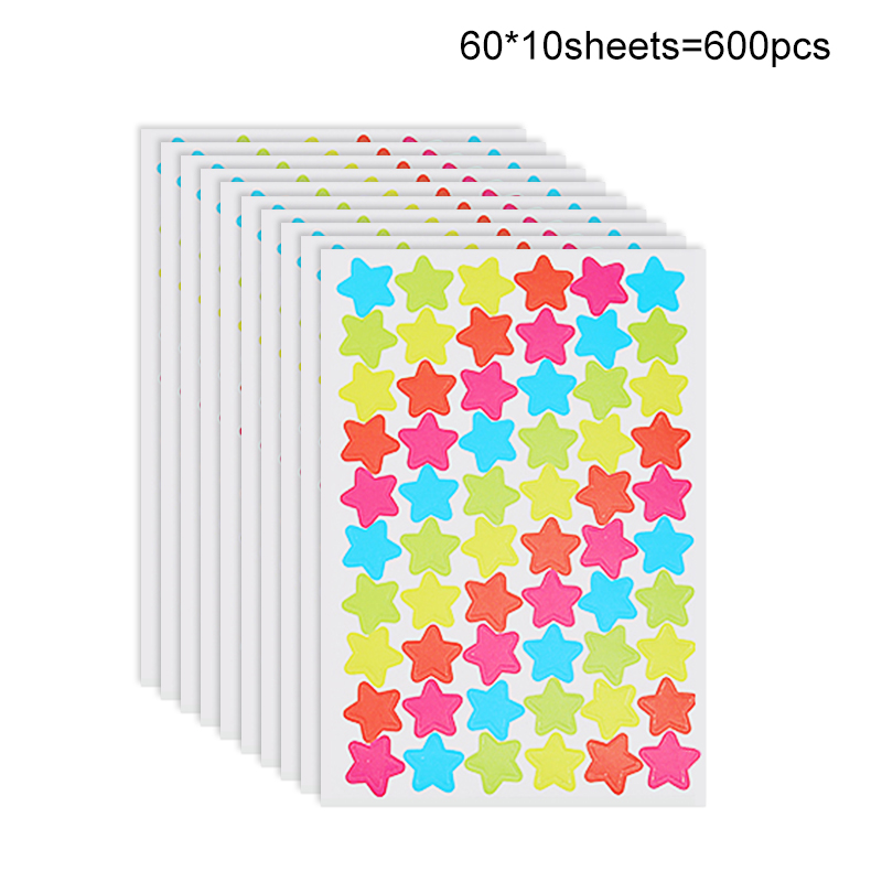 210pcs/230pcs/350pcs/360pcs/400pcs/600pcs多规格童趣多图案贴纸包 适用于亲子手工  手账美化  儿童奖励 数字星星 + 汽车食物 + 爱心造型 激发创意又添童趣