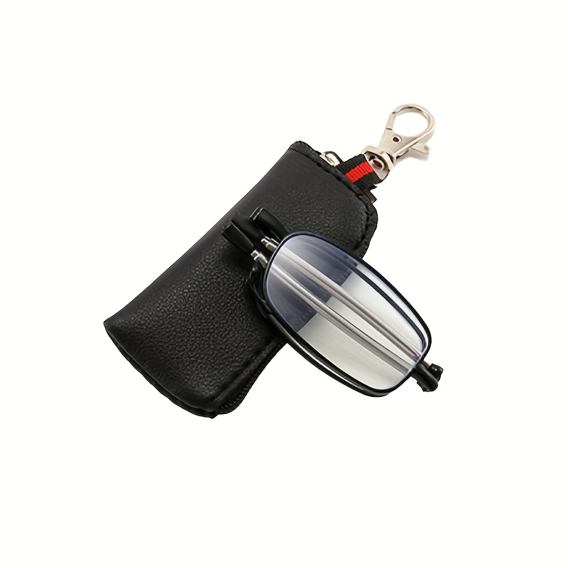 1PC Blue-ray reading glasses-non-damaged glasses, HD magnifier, anti-glare, light and durable, comfortable to wear, suitable for men and women, free leather case