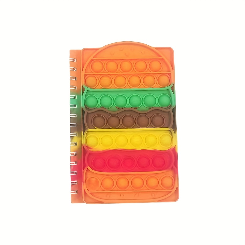 一件彩虹泡泡解压笔记本 适用于节日送礼、办公学习场景 创意解压设计 + 实用书写功能 送亲友有新意，自用解压又高效  