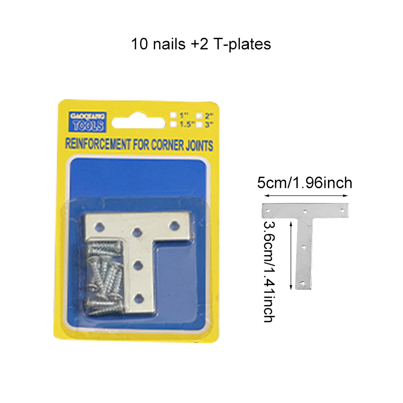 家具角码套装 用于衣柜、桌椅、书架等家具组装维修场景 多规格 L 型 / T 型可选 坚固耐用 轻松加固家具结构