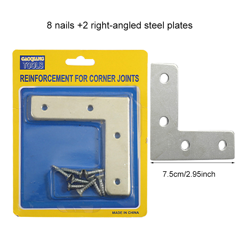 Furniture corner code set is used for wardrobe, tables and chairs, bookshelves and other furniture assembly and maintenance scenarios multi-specification L-type/T-type optional solid and durable easy reinforcement furniture structure