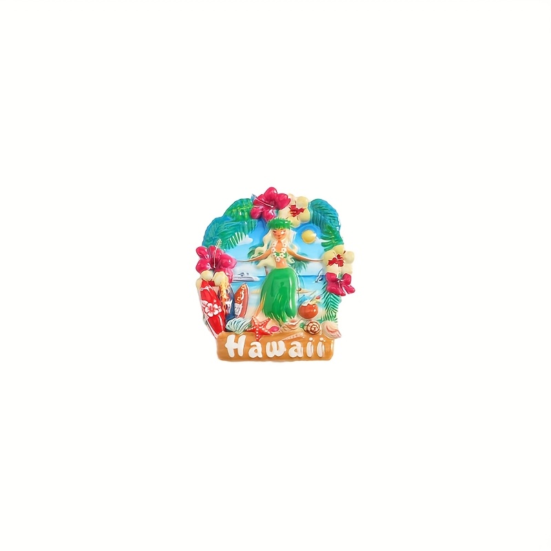 Travel commemorative refrigerator stickers combination: a variety of landmark designs in popular cities in the United States, three-dimensional exquisite, making the refrigerator become a travel clock-in wall in seconds!