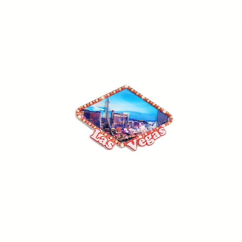 旅行纪念冰箱贴组合：多款美国热门城市地标设计，立体精致，让冰箱秒变旅行打卡墙！