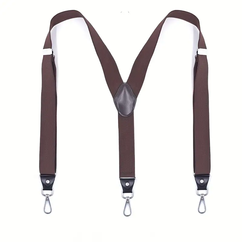 一件男女通用多色背带 Y型防滑稳固设计 适配商务正装 复古休闲 解决裤装滑落难题 用细节打造中性风精致穿搭