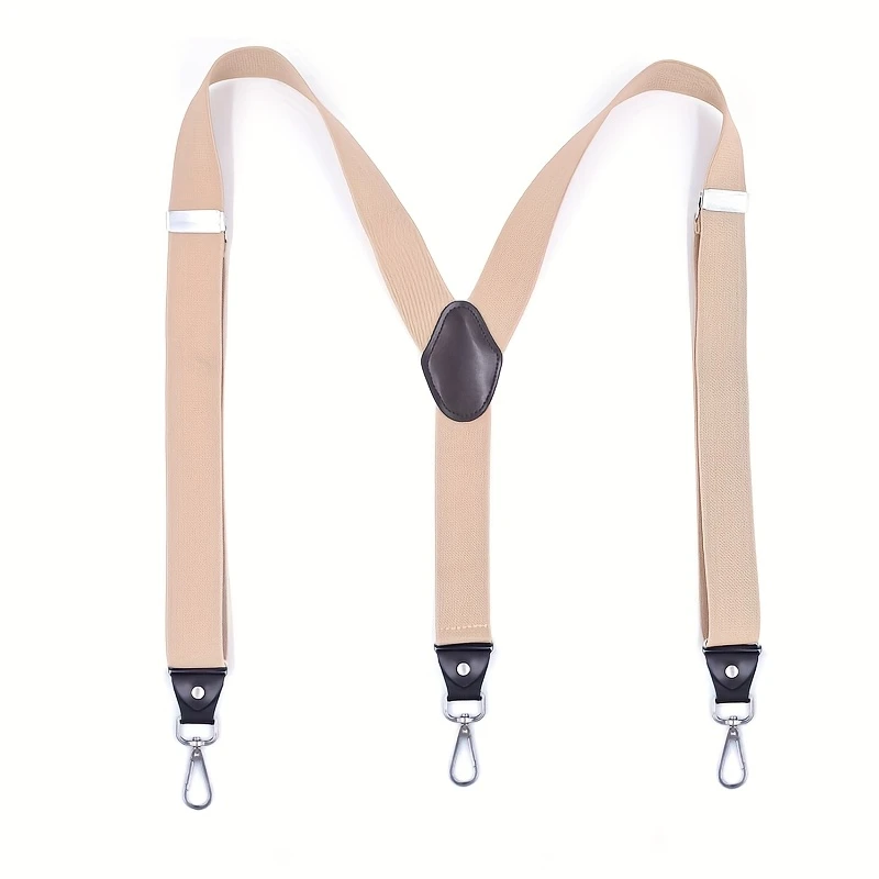 一件男女通用多色背带 Y型防滑稳固设计 适配商务正装 复古休闲 解决裤装滑落难题 用细节打造中性风精致穿搭