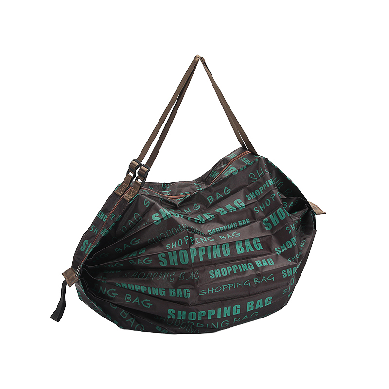 1件大容量可折叠购物袋 日常买菜、囤货刚需 折叠后小巧不占地 超大容量承重强 购物收纳高效兼顾”