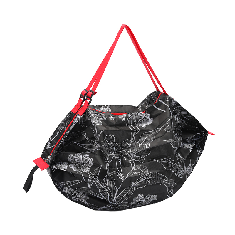 1件大容量可折叠购物袋 日常买菜、囤货刚需 折叠后小巧不占地 超大容量承重强 购物收纳高效兼顾”