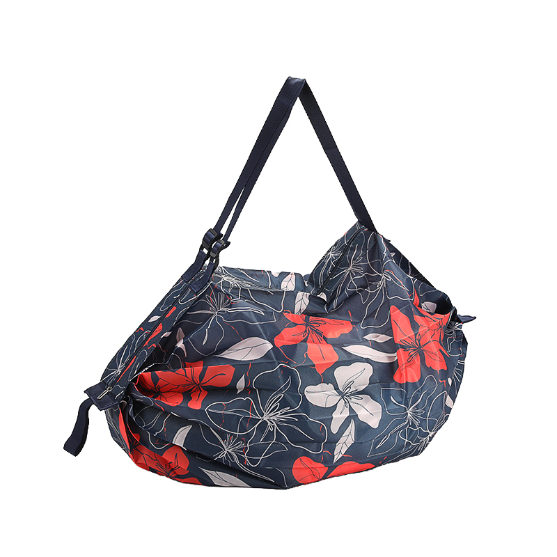 1件大容量可折叠购物袋 日常买菜、囤货刚需 折叠后小巧不占地 超大容量承重强 购物收纳高效兼顾”