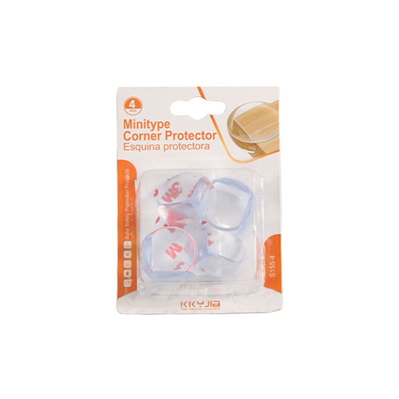 4件一套透明多功能防撞角 心形 / L 型 / 圆形多款式 防磕碰安全防护 适用于居家儿童防护儿童房家具边角保护神器