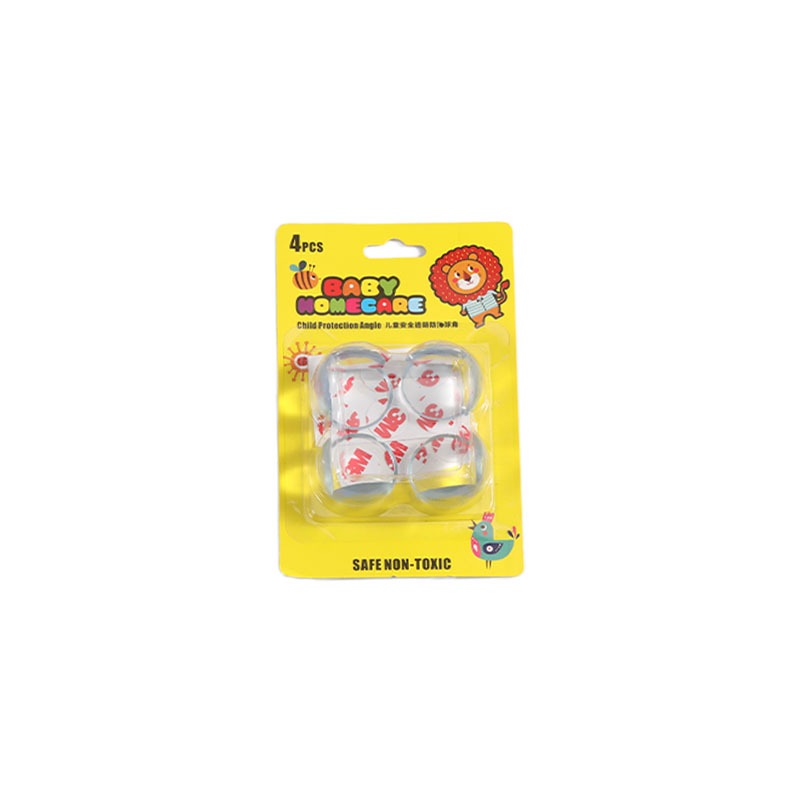 4件一套透明多功能防撞角 心形 / L 型 / 圆形多款式 防磕碰安全防护 适用于居家儿童防护儿童房家具边角保护神器