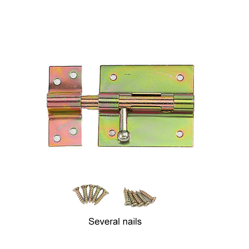 1 piece multi-specification metal door hardware kit is suitable for home door, warehouse door, shop door anti-theft fixed firm and durable multi-scene door safety protection preferred