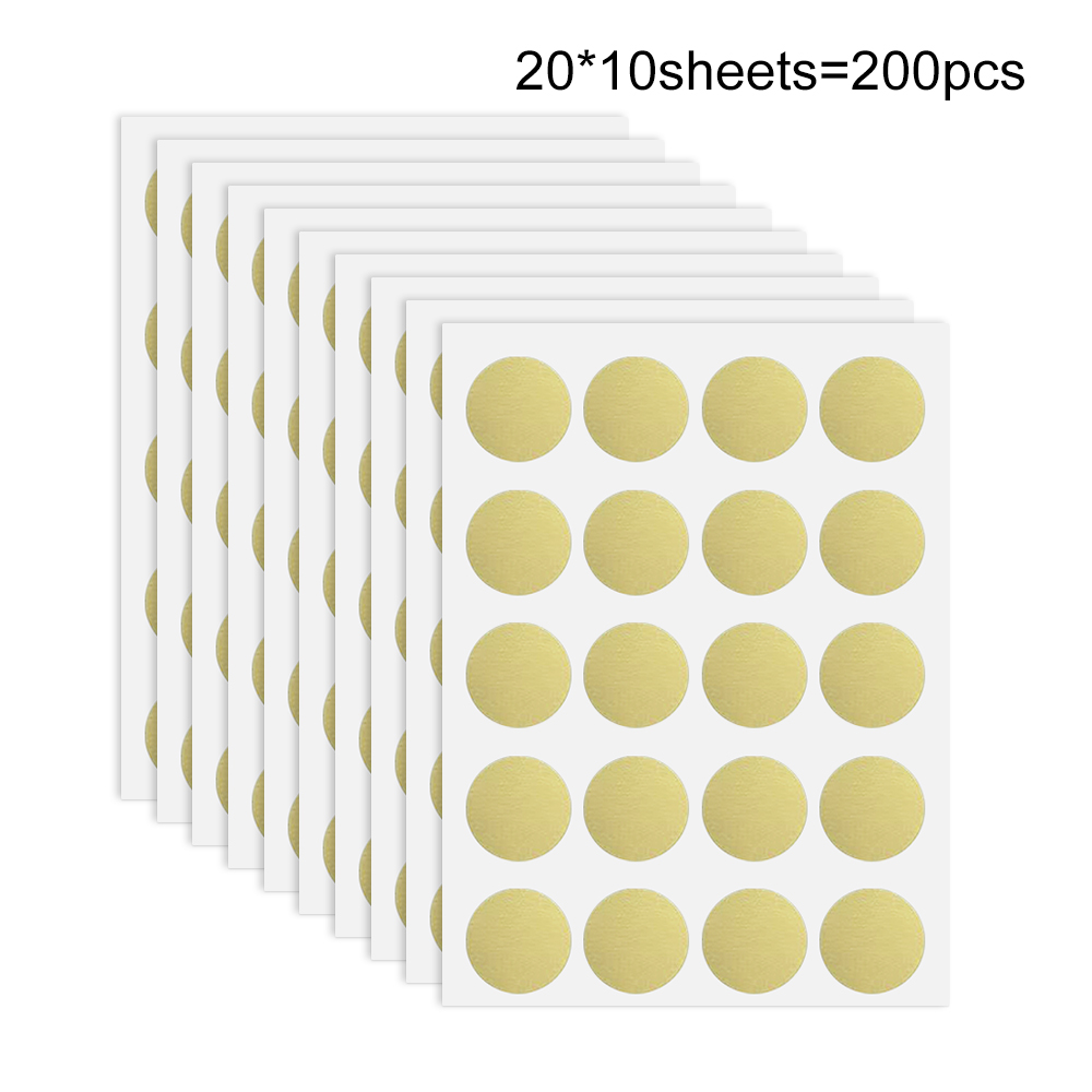 120pcs/200pcs/350pcs/800pcs多功能彩色圆点贴纸 适用于手账创作 儿童手工  办公标记 多色可选 + 圆形设计 轻松打造视觉亮点与实用分类