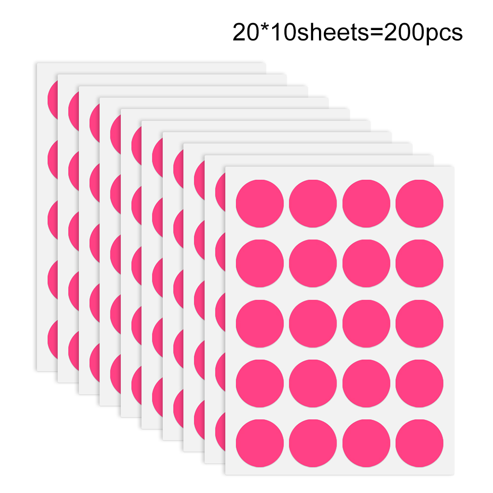 120PCs/200PCs/350PCs/800PCs multi-functional color dot stickers suitable for hand account creation children's hand office logo multi-color optional circular design easy to create visual highlights and practical classification