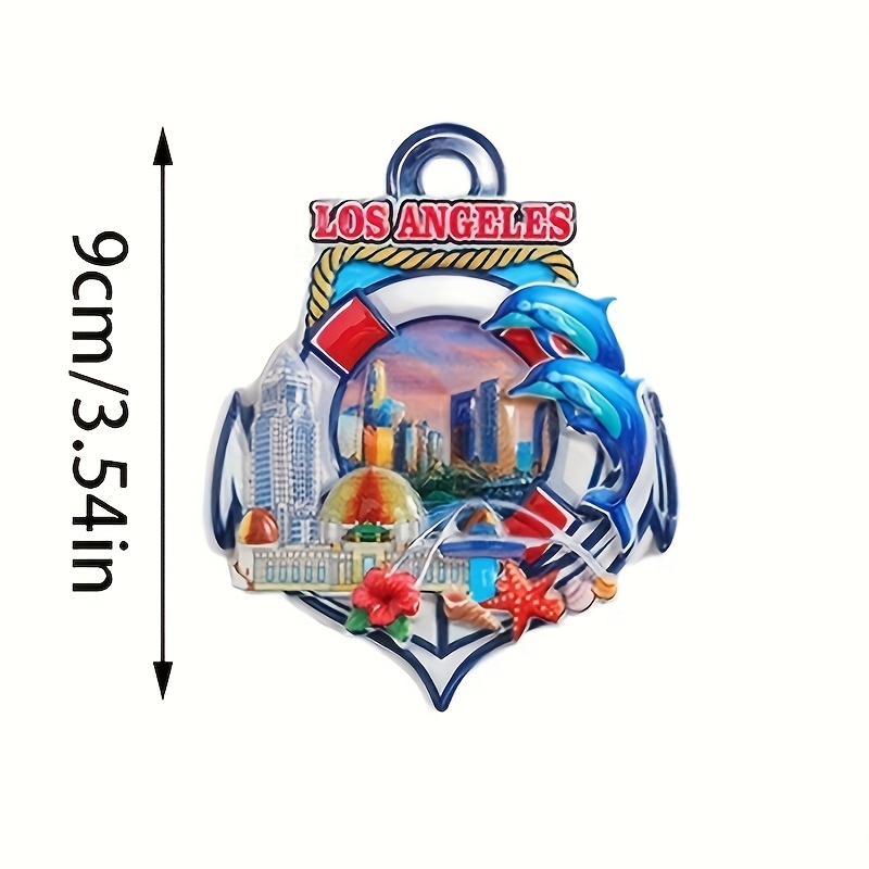 Fashionable 3D resin refrigerator stickers, unique design, home kitchen decoration and interesting gift choices, elegant and exquisite small souvenirs, suitable for various occasions