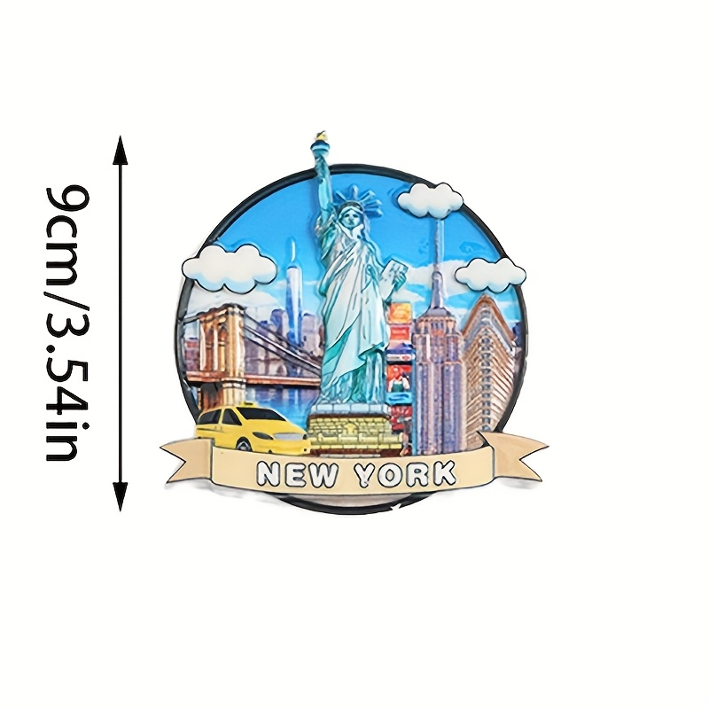 时尚3D树脂冰箱贴，独特设计，家庭厨房装饰和有趣的礼物选择，优雅、精致的小纪念品，适合各种场合