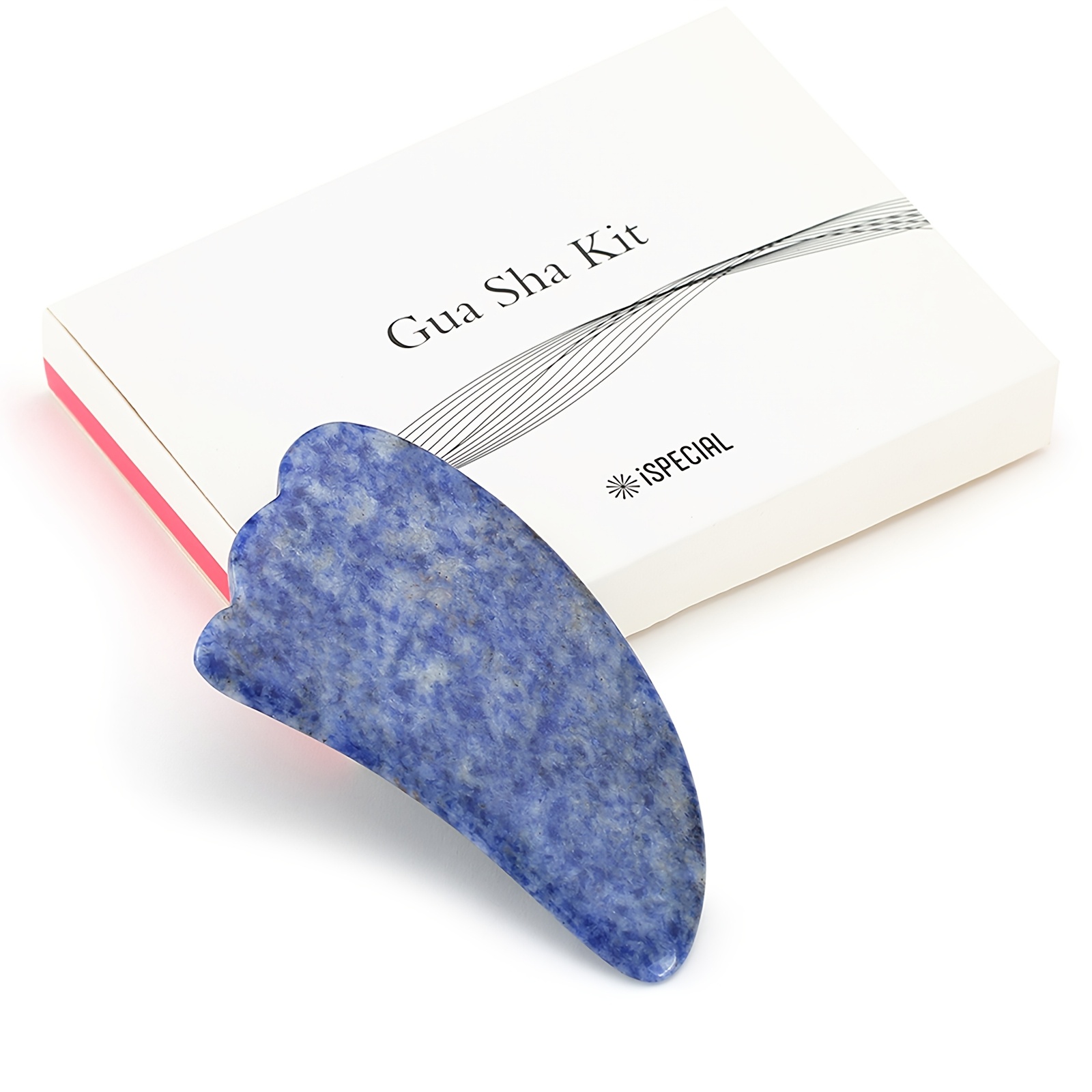 1件天然玉石刮痧板 适用于居家面部护理、美容院养生按摩、日常养颜保健 玉石材质 + 刮痧按摩 助力焕活肌肤的养生美容好物