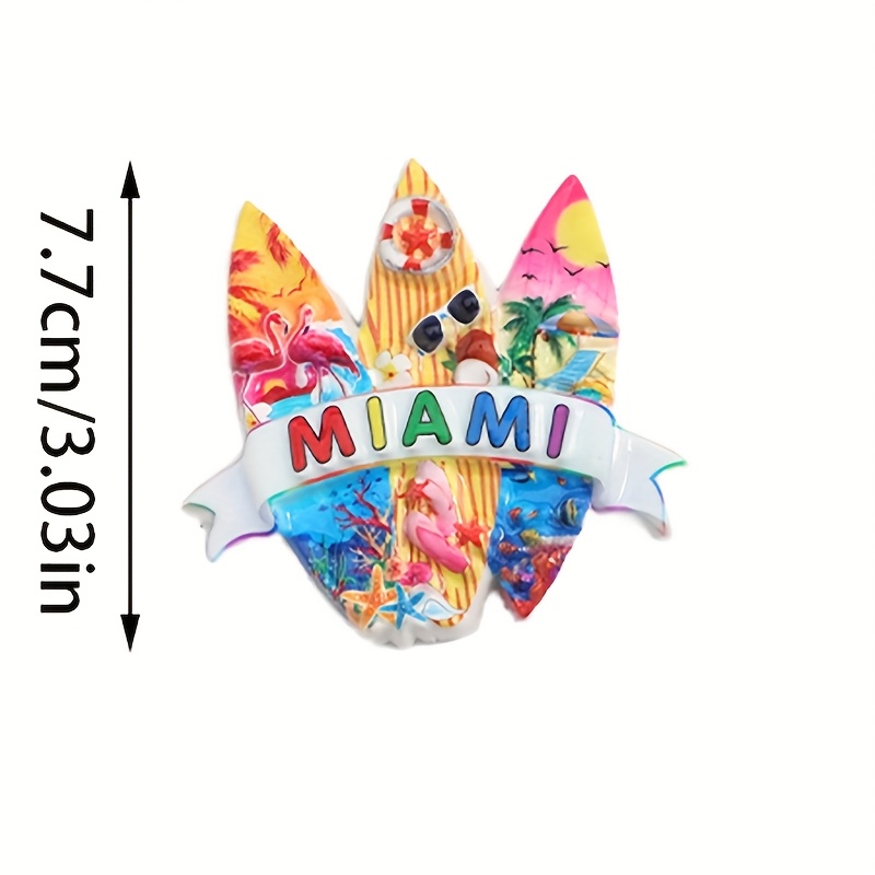 1pc landmark American refrigerator sticker, design of Times Square and New York, colorful kitchen decoration, suitable for holiday gifts