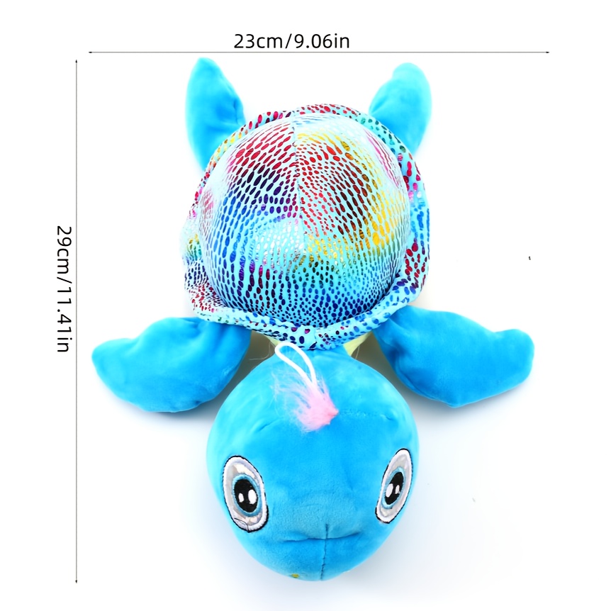 1pc时尚可爱乌龟挂件摆件睡觉大眼萌龟抱枕乌龟玩偶沙发靠枕