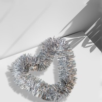 毛绒条拉花 彩色条带彩带生日派对装饰氛围布置 圣诞平安夜装饰用品