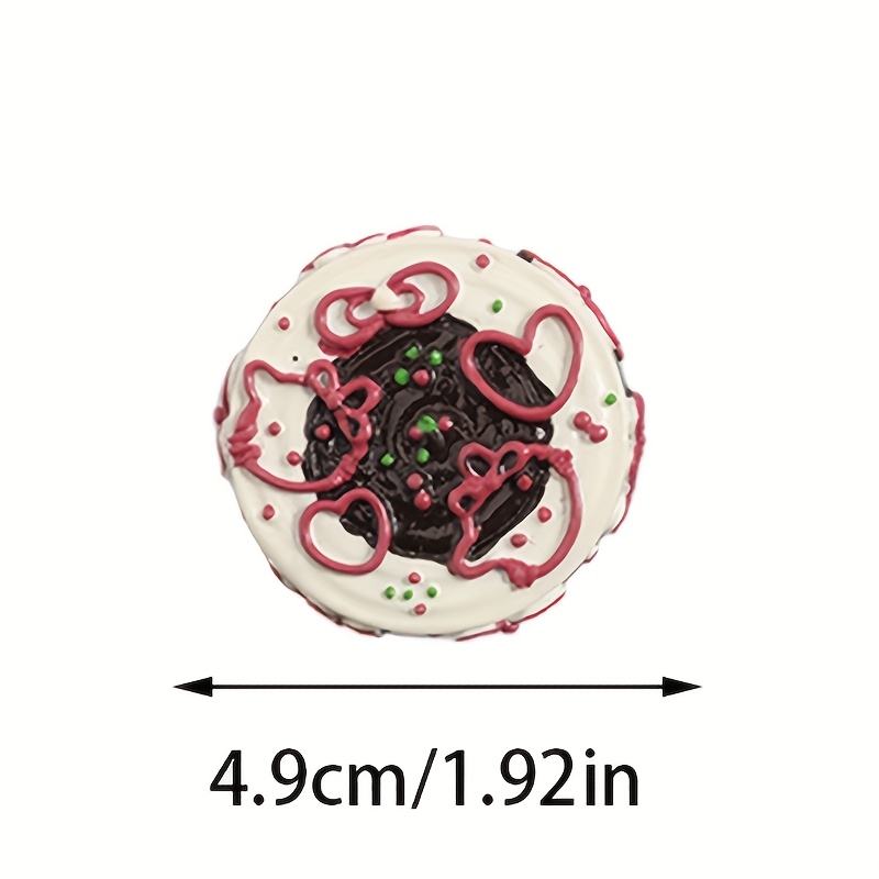 Delicious food theme refrigerator stickers, various mini food models, including cakes, egg tarts and croissants, suitable for DIY crafts and home decoration