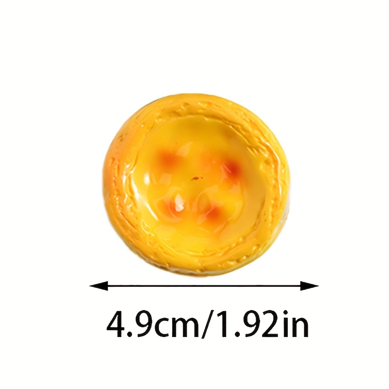 Delicious food theme refrigerator stickers, various mini food models, including cakes, egg tarts and croissants, suitable for DIY crafts and home decoration