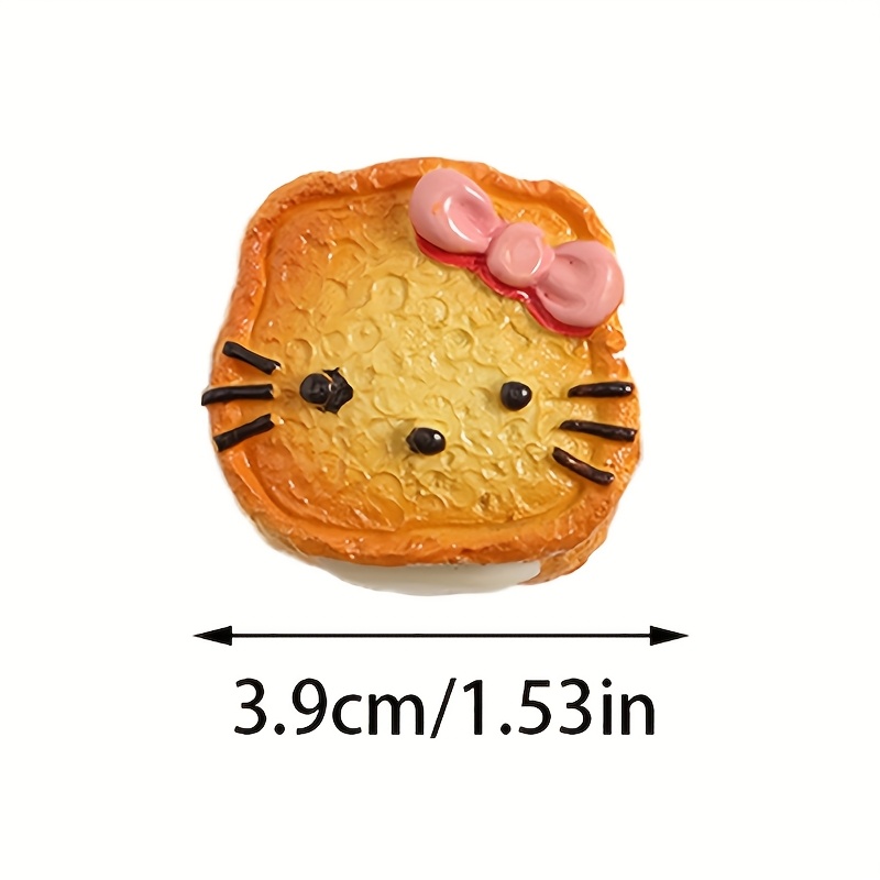 3D food theme refrigerator magnet, with chocolate, cake, ice cream pattern, durable resin material, interesting kitchen decoration, very suitable for gifts