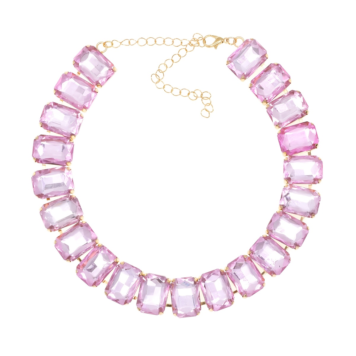 一件水晶项链，璀璨颈间闪耀，解锁轻奢魅力，适合生日、情人节、母亲节、结婚礼物