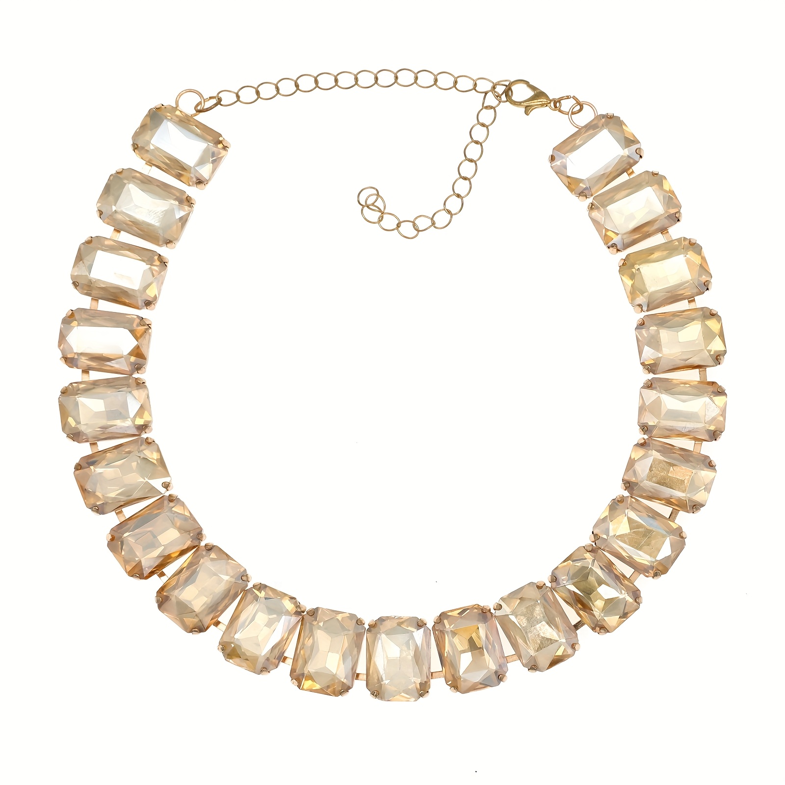 一件水晶项链，璀璨颈间闪耀，解锁轻奢魅力，适合生日、情人节、母亲节、结婚礼物