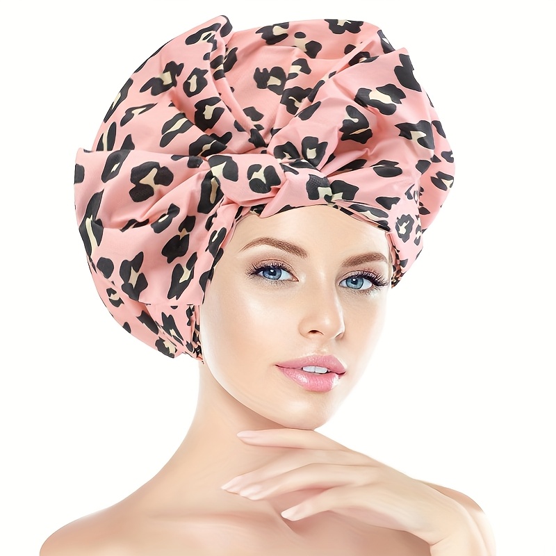 1 satin ribbon round hat bowknot extra large Beauty Hair Care wide edge Moon hat children's headscarf sleeping cap