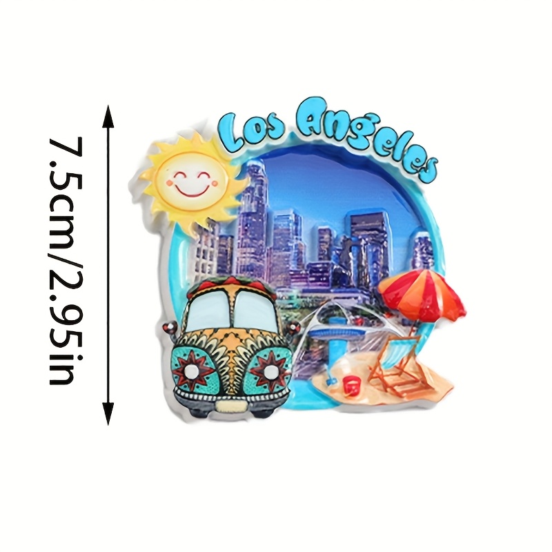 以城市为主题的创意DIY创意冰箱磁铁装饰，是旅行纪念品