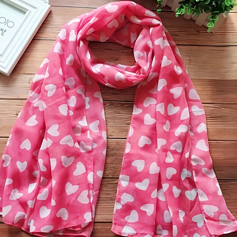 1pc new love printed scarf fashion 100-length silk scarf sunscreen holiday shawl dual-use beach scarf