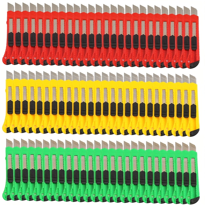 3 件便携式可伸缩开箱刀 - 信封刀，适用于家庭和办公室使用，轻松切割信封、纸板、快递盒和 DIY 手工艺品，是送给朋友、艺术家和手工爱好者的理想礼物。