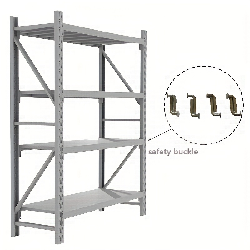 4层置物架、重型存储搁架、多功能可调节金属搁架以及食品存储搁架，适用于各种应用场景
