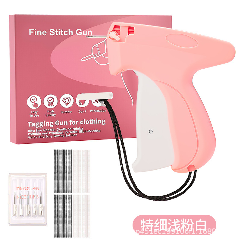 亚马逊快速缝纫枪跨境Fixer衣服缝合工具迷你手动吊牌微型针枪