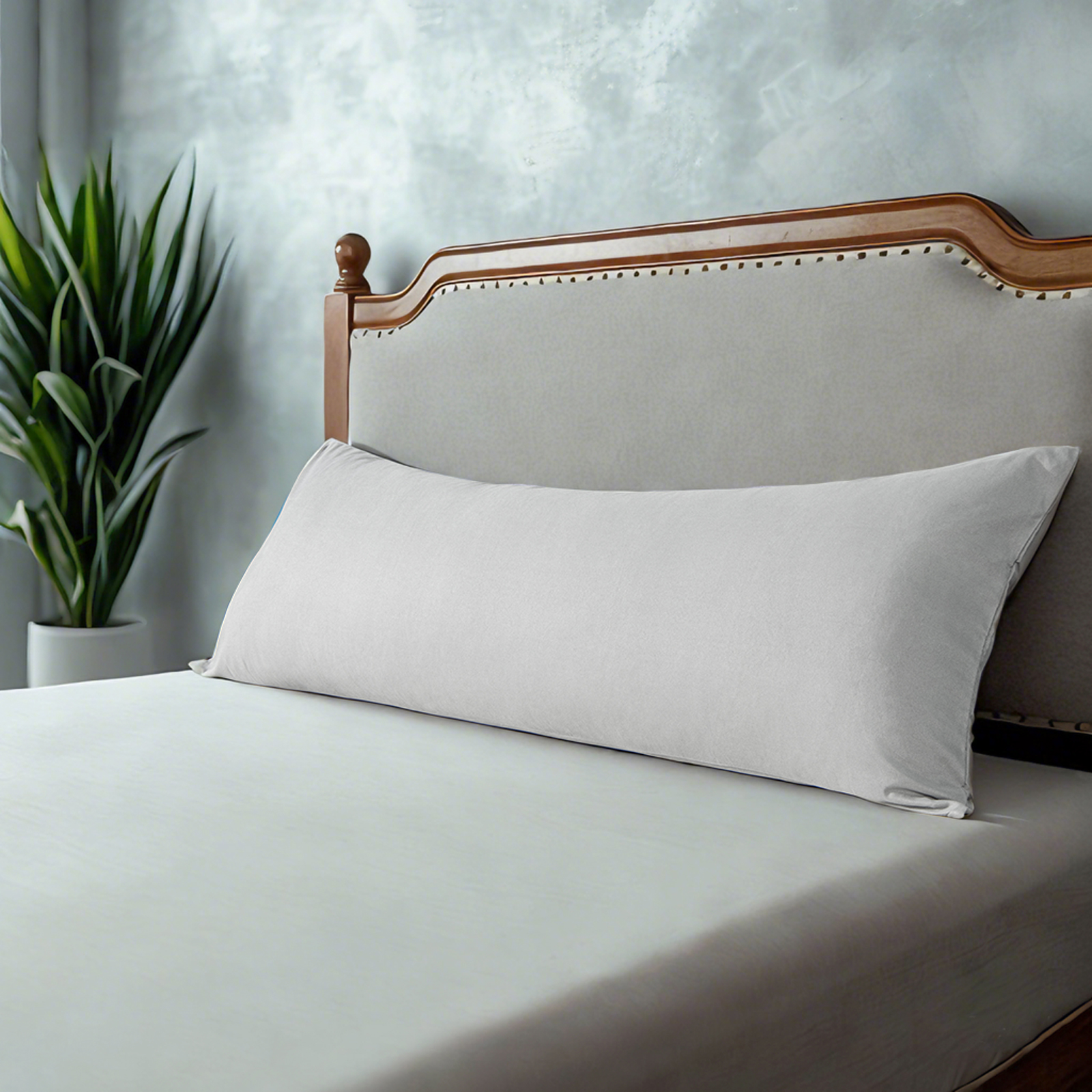 1个超细纤维身体枕套，柔软抗皱，防褪色防污渍，信封式封口，20x54英寸