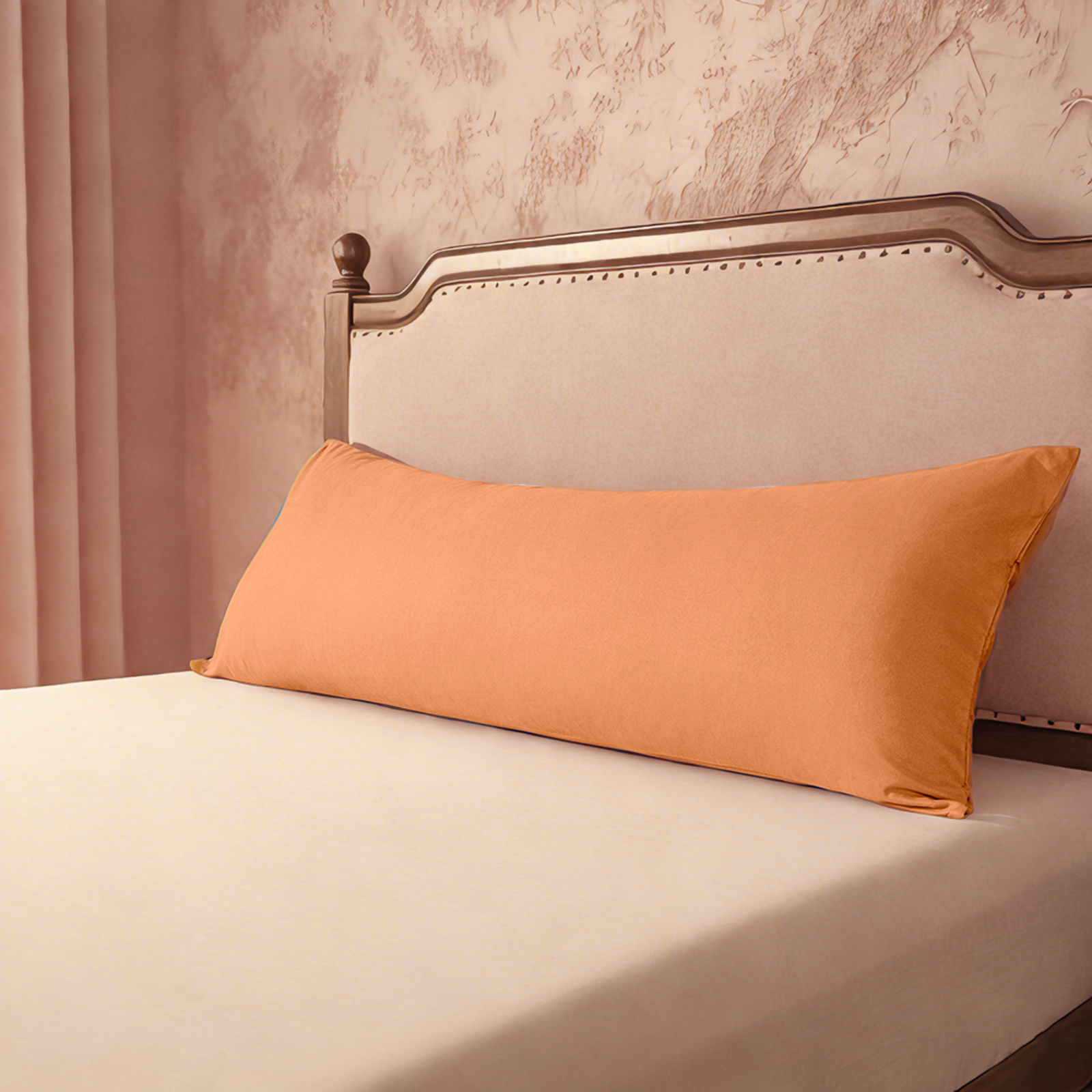 1 Microfiber Body Pillowcase, Soft, Wrinkle-Free, Fade and Stain-Resistant Pillow Case with Envelope Closure, 20x54 Inches