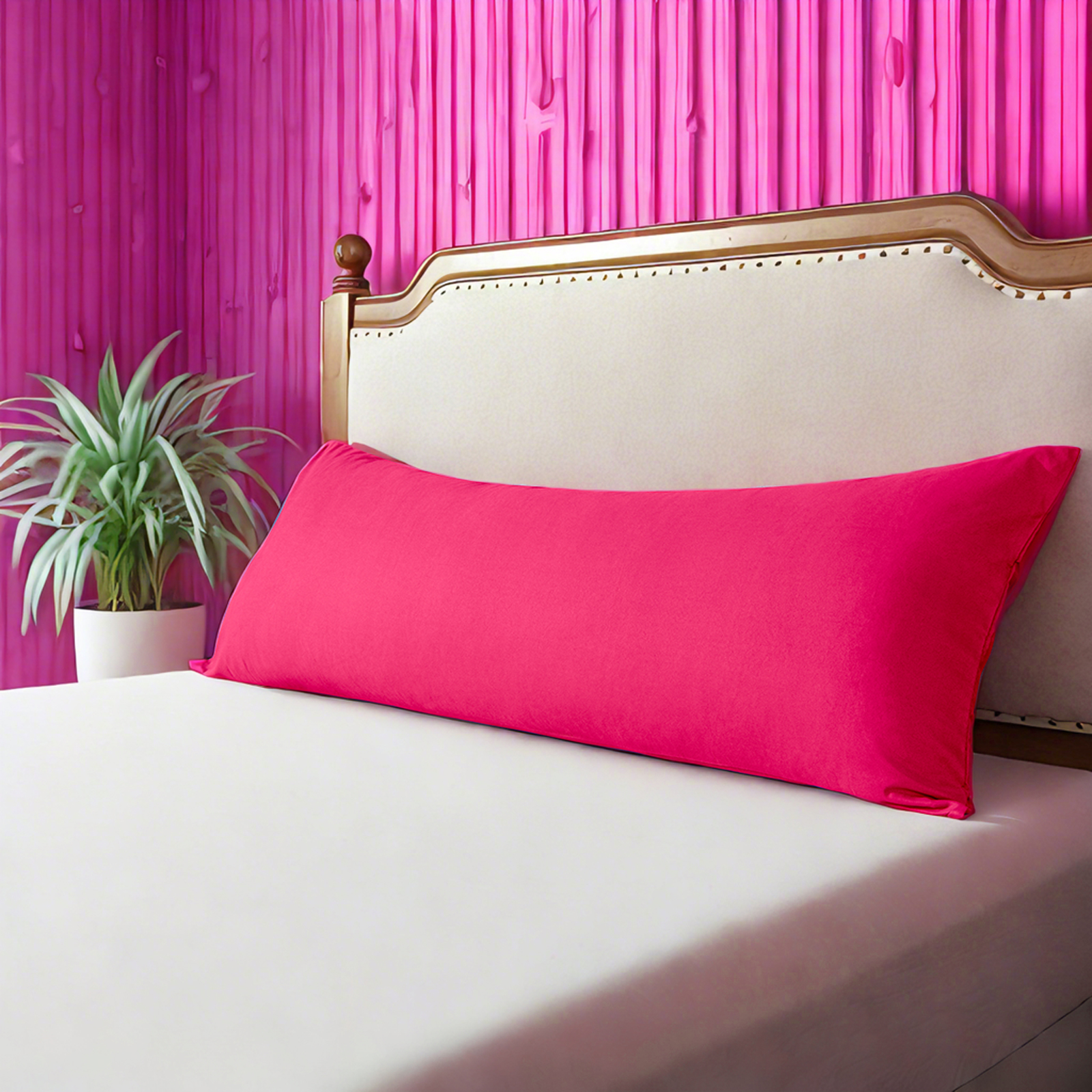 1个超细纤维身体枕套，柔软抗皱，防褪色防污渍，信封式封口，20x54英寸