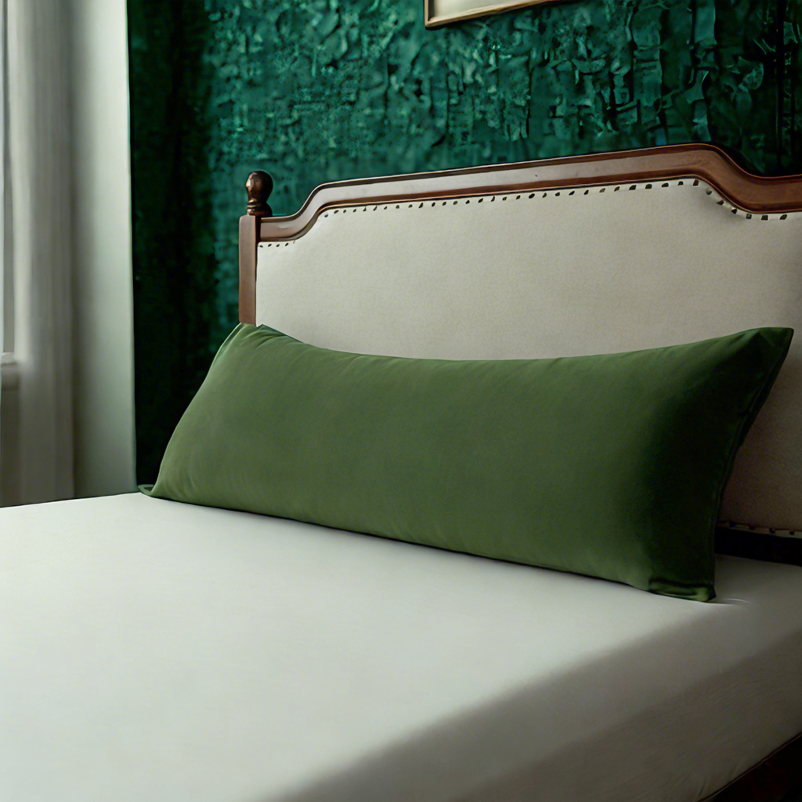 1个超细纤维身体枕套，柔软抗皱，防褪色防污渍，信封式封口，20x54英寸