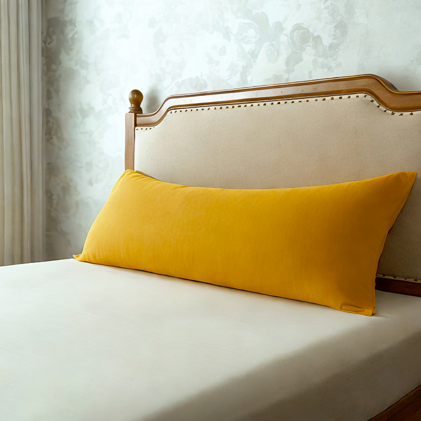 1 Microfiber Body Pillowcase, Soft, Wrinkle-Free, Fade and Stain-Resistant Pillow Case with Envelope Closure, 20x54 Inches