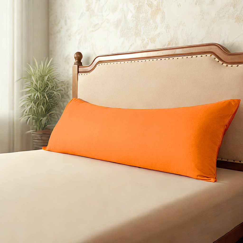 1个超细纤维身体枕套，柔软抗皱，防褪色防污渍，信封式封口，20x54英寸