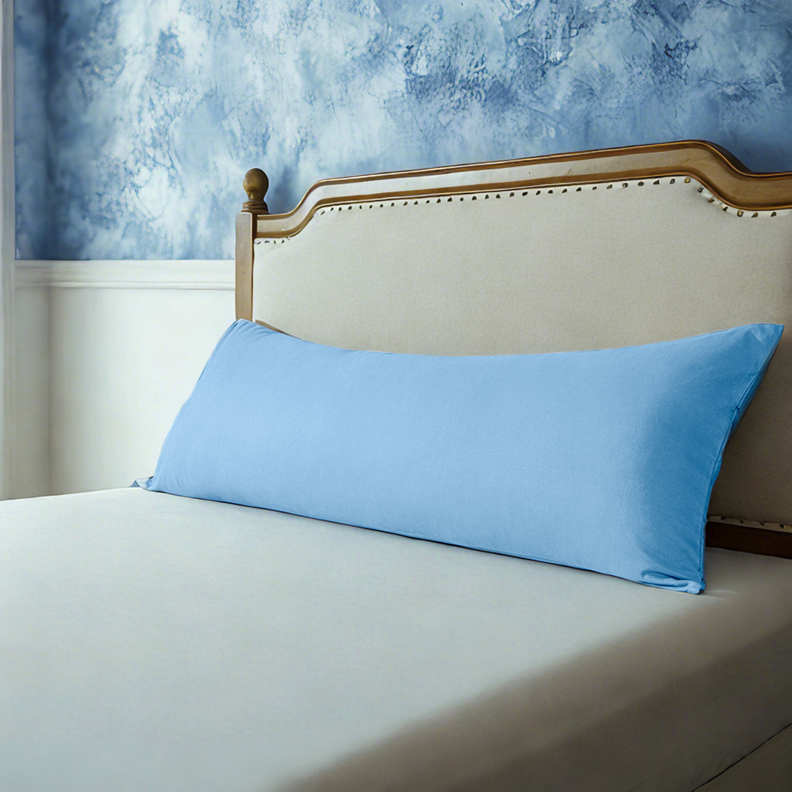 1个超细纤维身体枕套，柔软抗皱，防褪色防污渍，信封式封口，20x54英寸