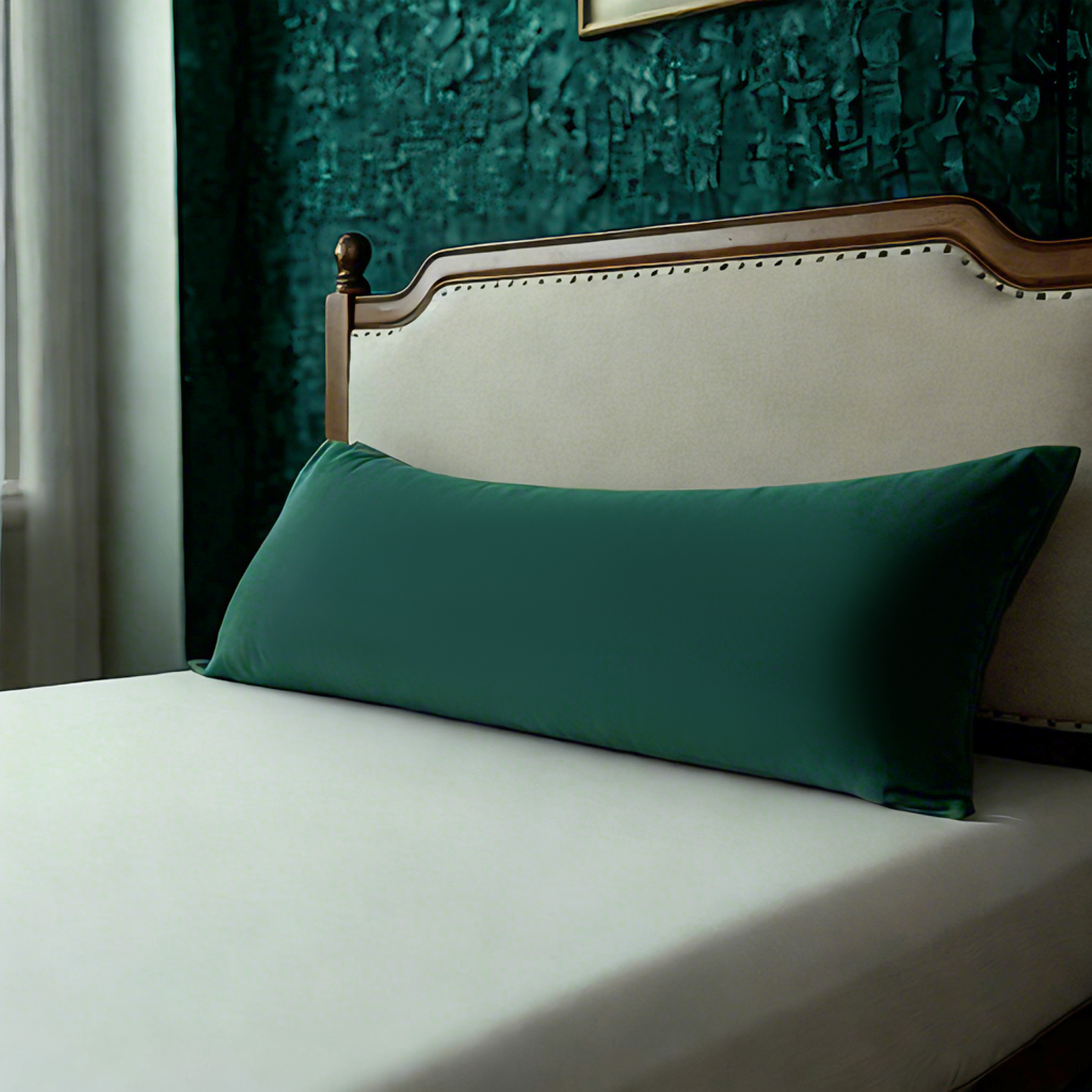 1个超细纤维身体枕套，柔软抗皱，防褪色防污渍，信封式封口，20x54英寸