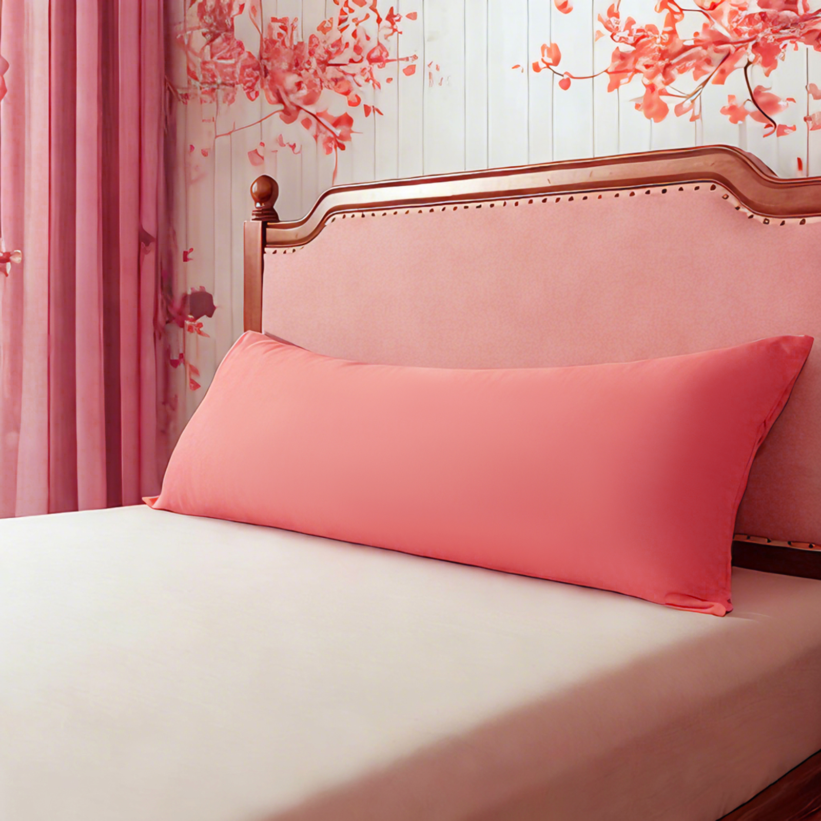 1个超细纤维身体枕套，柔软抗皱，防褪色防污渍，信封式封口，20x54英寸