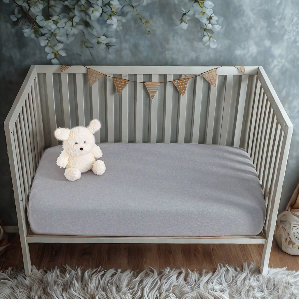 Muslin Cotton Crib Sheets, 2 Pack Soft and Breathable Double-Layer Crib Sheets for Cribs & Toddler Mattresses