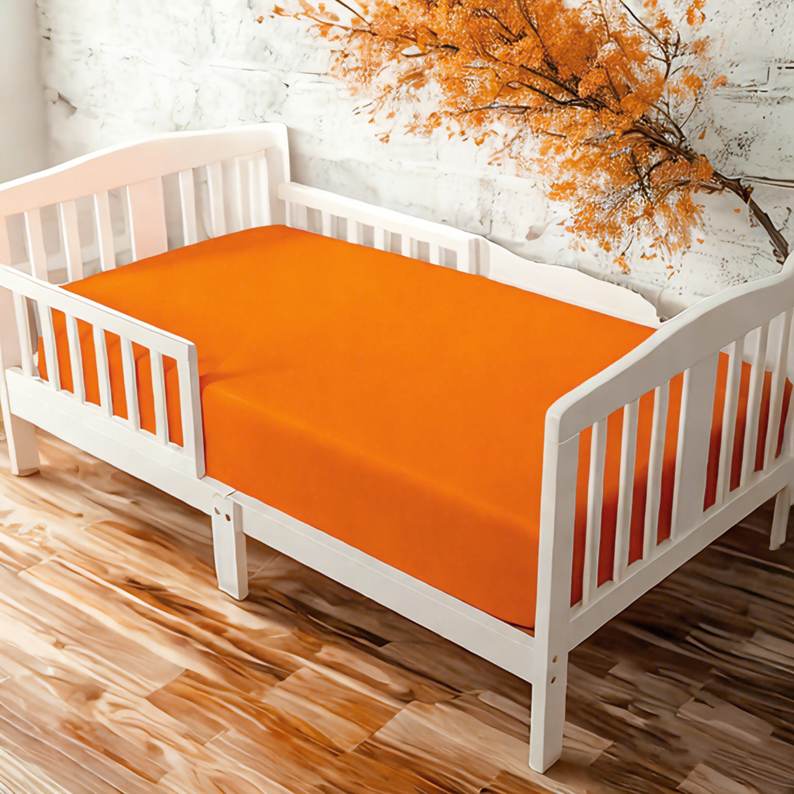 柔软超细纤维婴儿床床笠，舒适惬意的婴儿床床笠，适用于婴儿床和幼儿床垫